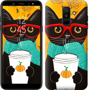 

Чехол Осенний кот для Samsung Galaxy J8 2018 679169