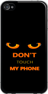 Чехол Don't touch the phone для iPhone 4