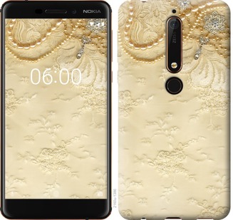

Чехол Кружевной орнамент для Nokia 6.1 688855