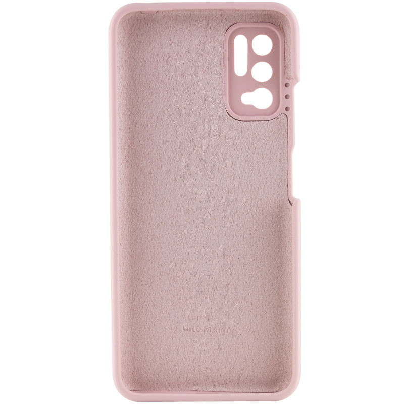 Фото Чехол Silicone Cover Full Camera (AAA) для Xiaomi Redmi Note 10 5G / Poco M3 Pro (Розовый / Pink Sand) в магазине vchehle.ua