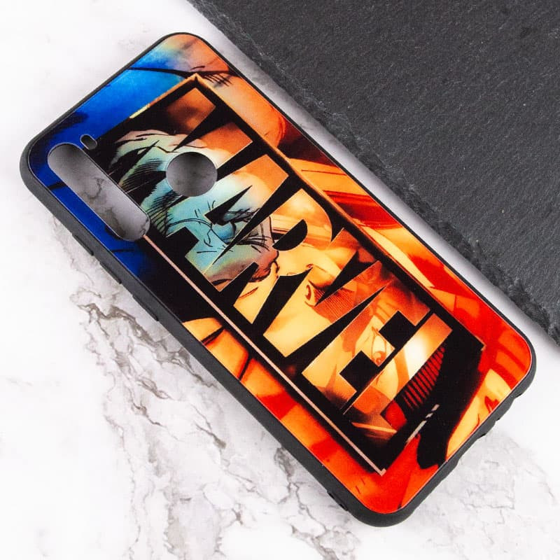 Фото TPU+Glass чохол Diversity на Xiaomi Redmi Note 8 / Note 8 2021 (Marvel) в маназині vchehle.ua