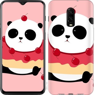 

Чехол Панда с пончиком для OnePlus 6T 689667