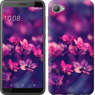 

Чехол Пурпурные цветы для HTC Desire 12 668242