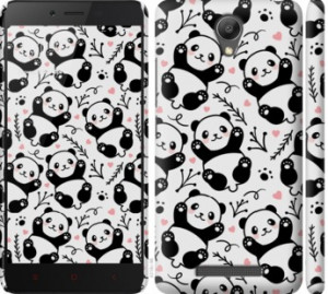 Чехол Панды для Xiaomi Redmi Note 2