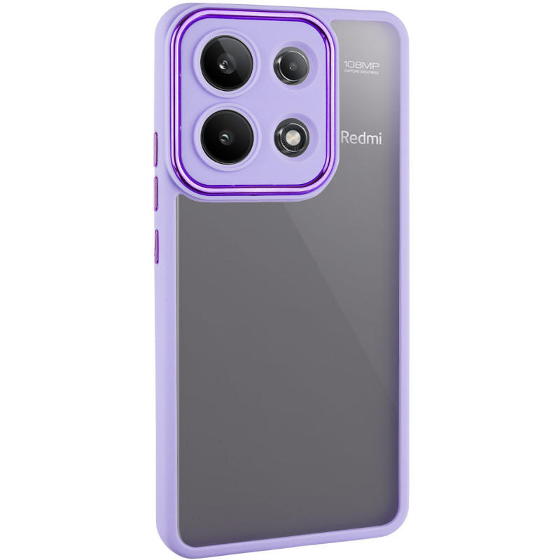 TPU+PC чехол Accent для Xiaomi Redmi Note 13 Pro 4G / Poco M6 Pro 4G (White / Purple)