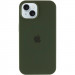 Фото Чохол Silicone Case Full Protective (AA) with Magnetic Safe на Apple iPhone 15 (6.1") (Зелений / Cyprus Green) на vchehle.ua
