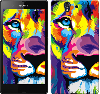 

Чехол Разноцветный лев для Sony Xperia Z C6602 261592