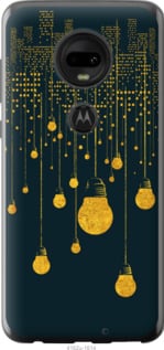 

Чехол Иллюстрация ночного города для Motorola Moto G7 703287