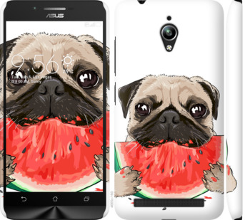 

Чохол Мопс і кавун на Asus Zenfone Go ZC500TG 843953