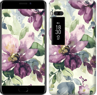 

Чехол Цветы акварелью для Meizu Pro 7 Plus 688692
