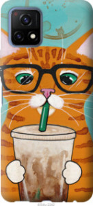 Чехол Зеленоглазый кот в очках для Vivo Y52S