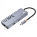 Фото Переходник HUB Hoco HB51 Wow 6in1 (Type-C to HDTV+RJ45+PD+3xUSB3.0) (Deep space gray) на vchehle.ua