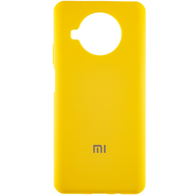 Чохол Silicone Cover Full Protective (AA) на Xiaomi Mi 10T Lite / Redmi Note 9 Pro 5G (Жовтий / Yellow)
