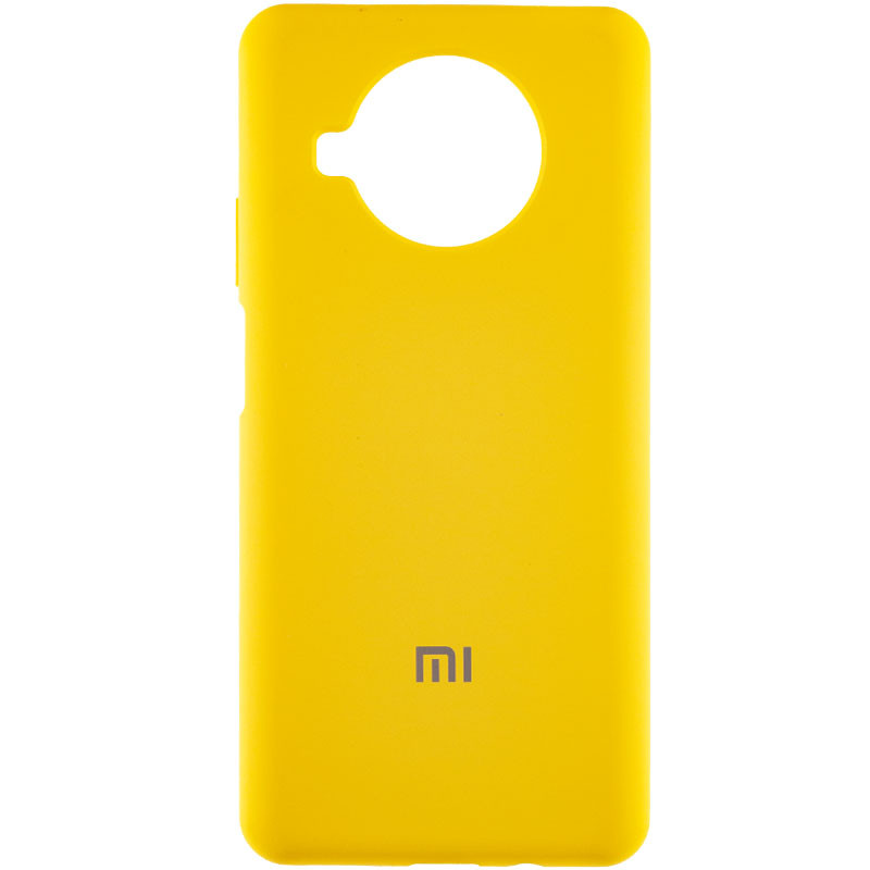 Чехол Silicone Cover Full Protective (AA) для Xiaomi Mi 10T Lite / Redmi Note 9 Pro 5G (Желтый / Yellow)