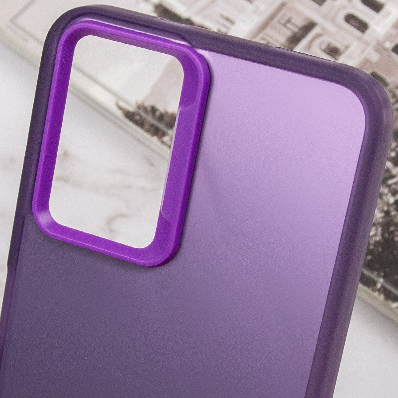 TPU+PC чехол Magic glow with protective edge для Samsung Galaxy A13 4G (Purple) в магазине vchehle.ua