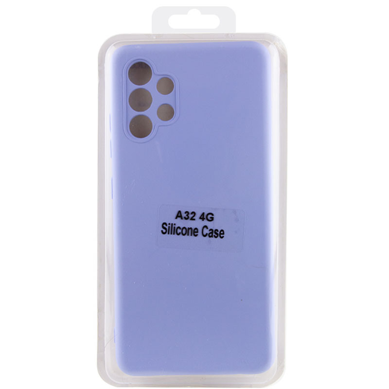 Купити Чохол Silicone Cover Lakshmi Full Camera (A) на Samsung Galaxy A23 4G (Бузковий / Dasheen) на vchehle.ua
