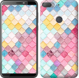 

Чехол Красочная черепица для HTC Desire 12 Plus 670133