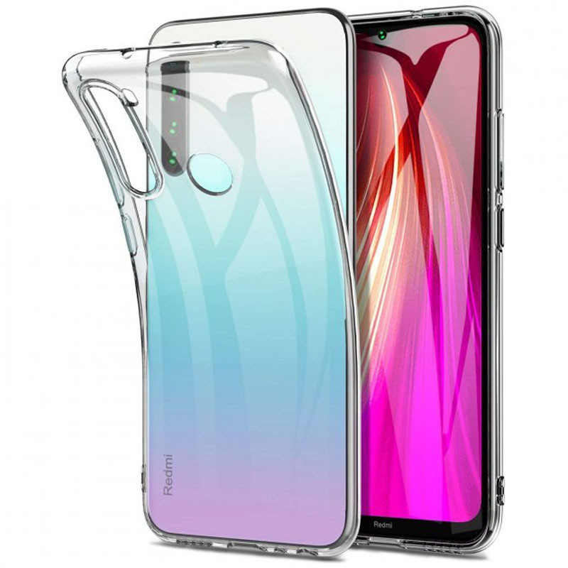 TPU чехол Epic Transparent 1,5mm для Xiaomi Redmi Note 8 / Note 8 2021 (Бесцветный (прозрачный))