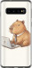 Чехол Funny Capybara CEO Working для Samsung Galaxy S10
