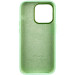Чохол Silicone Case Metal Buttons (AA) на Apple iPhone 14 Pro Max (6.7") (Эстетический дефект / Зелений / Pistachio) в магазині vchehle.ua