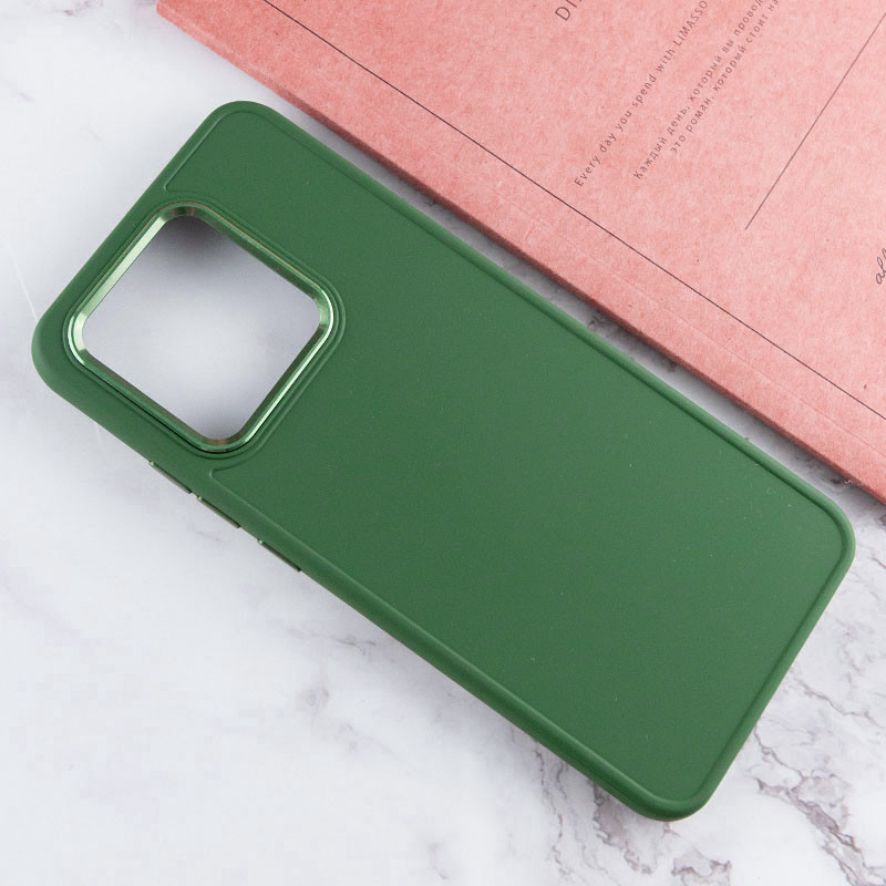 Фото TPU чохол Bonbon Metal Style на Xiaomi Redmi Note 13 Pro 4G / Poco M6 Pro 4G (Зелений / Army green) в маназині vchehle.ua