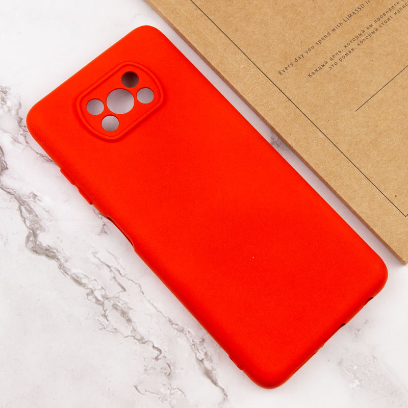 Чохол Silicone Cover Lakshmi Full Camera (A) на Xiaomi Poco X3 NFC / Poco X3 Pro (Червоний / Red) в магазині vchehle.ua