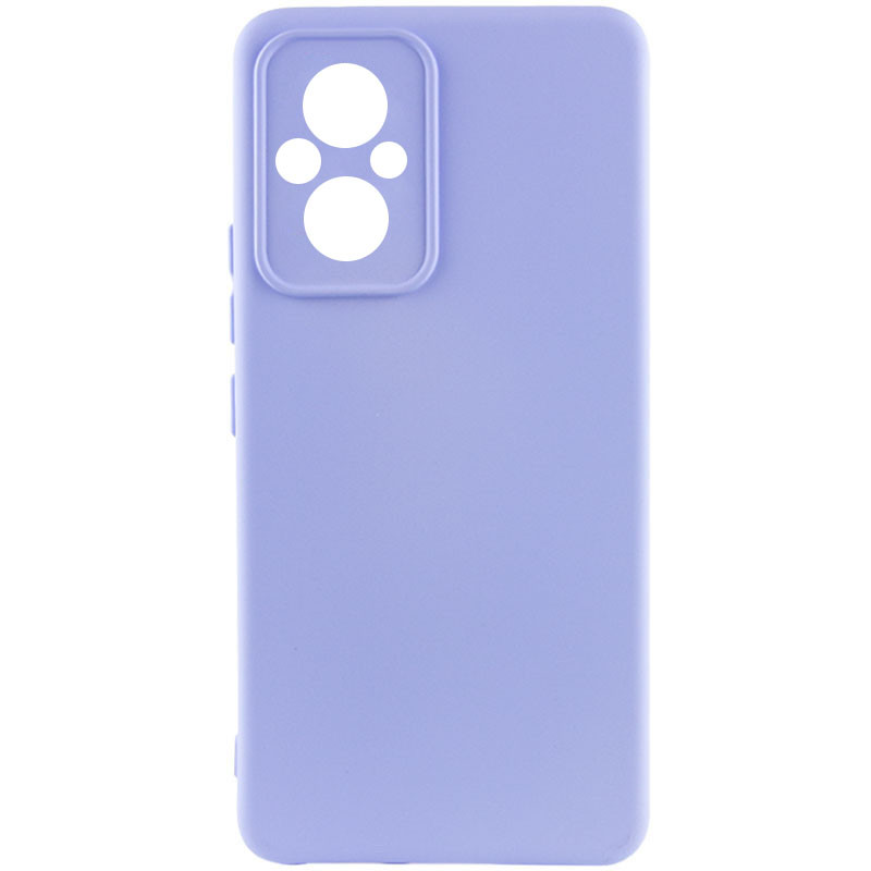 Чохол Silicone Cover Lakshmi Full Camera (A) на Xiaomi Poco M5 (Бузковий / Dasheen)