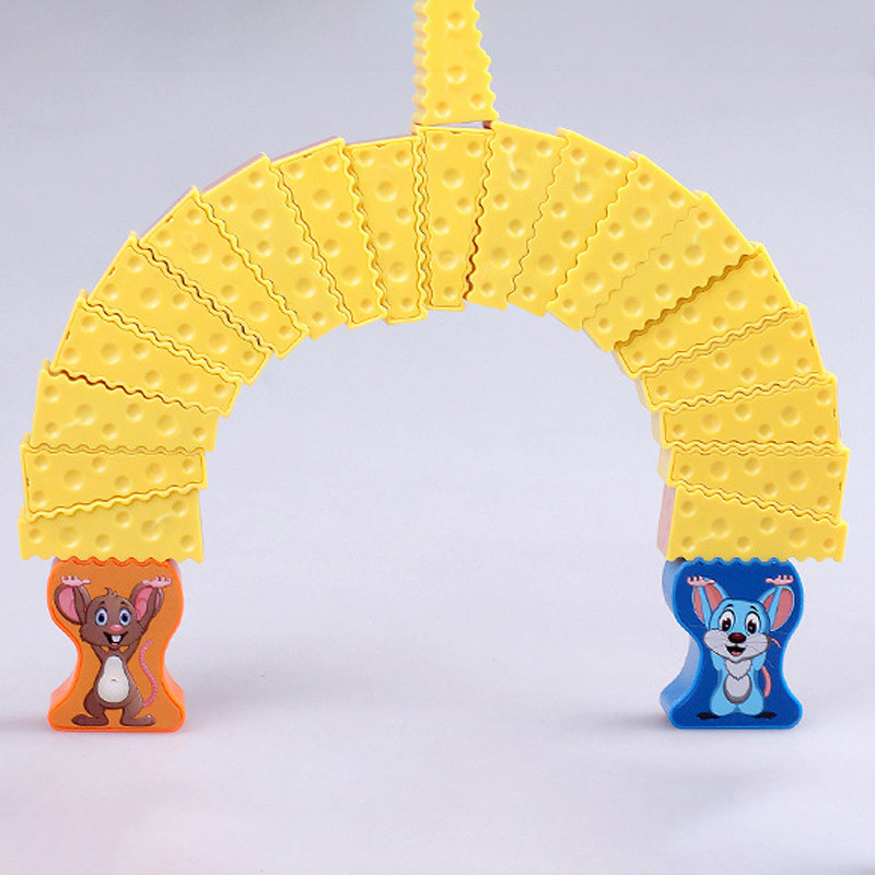 Настольная интерактивная игра Ummi 707-B19 Mouse Stacking Cakes Game (Yellow) в магазине vchehle.ua