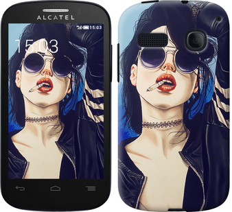 

Чехол Девушка на стиле для Alcatel One Touch Pop C3 4033D 658581