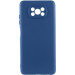 Чехол Silicone Cover Lakshmi Full Camera (A) для Xiaomi Poco X3 NFC / Poco X3 Pro (Синий / Navy Blue)
