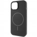 Чехол Silicone Case Full Protective (AA) NO LOGO with Magnetic Safe для Apple iPhone 11 Pro Max (6.5") (Черный / Black)