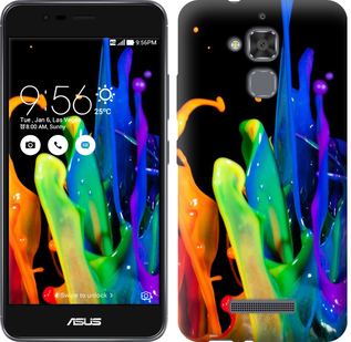 

Чехол брызги краски для Asus ZENFONE 4 SELFIE / ZD553KL 581487