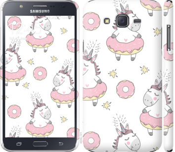 

Чехол Единорожки для Samsung Galaxy J7 J700H 830133