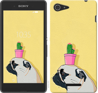 

Чохол Мопс з кактусом на Sony Xperia E3 D2202 795622