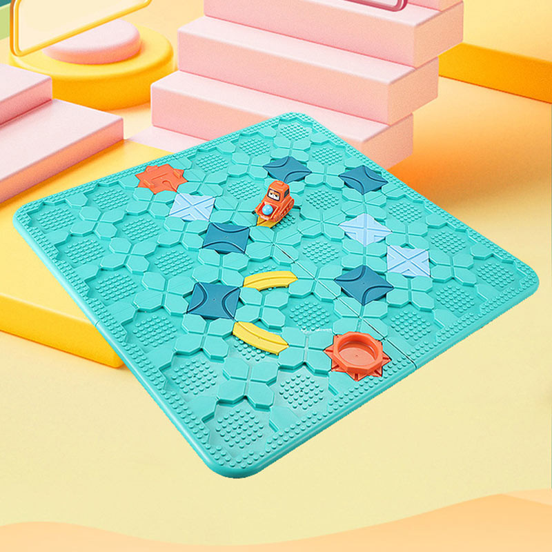 Фото Настольная интерактивная игра Ummi BS805 Logical Road Builder (Green) в магазине vchehle.ua