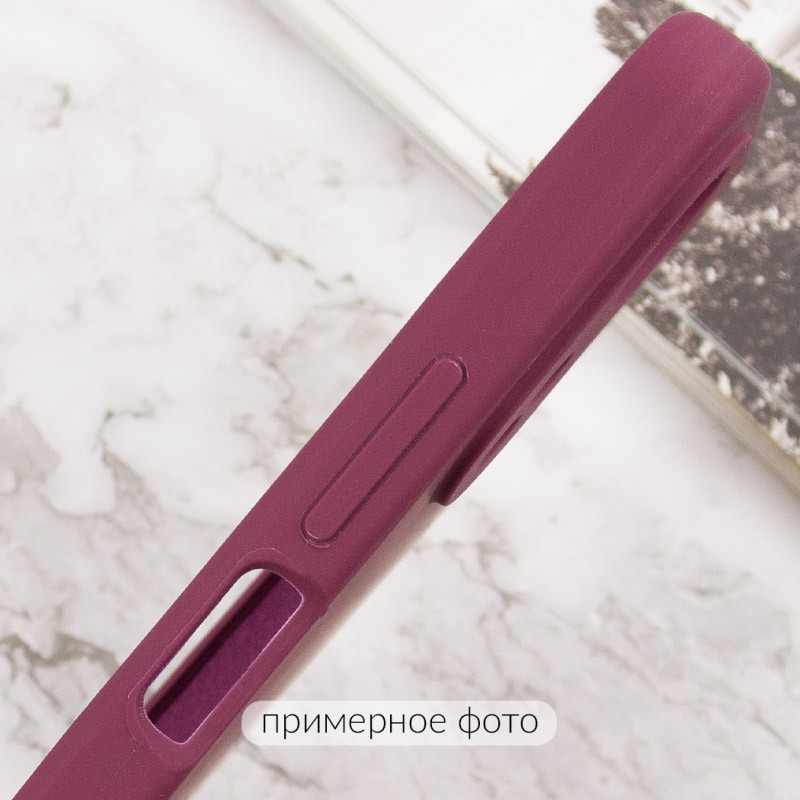 Замовити Чохол Silicone Cover Lakshmi Full Camera (AAA) with Logo на Xiaomi Redmi 13C / Poco C65 (Бордовий / Plum) на vchehle.ua