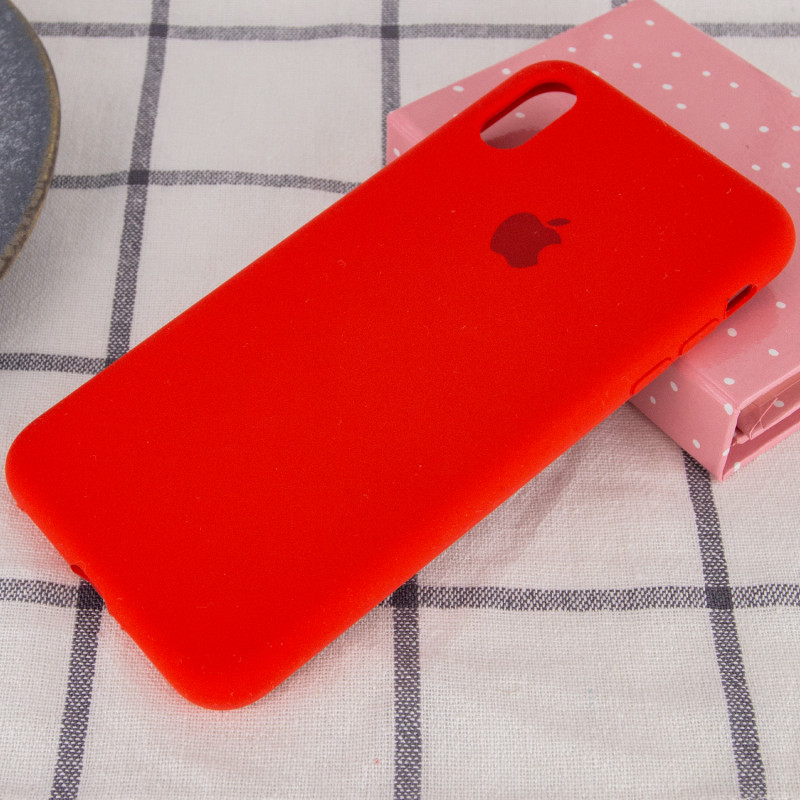 Фото Чохол Silicone Case Full Protective (AA) на Apple iPhone XS Max (6.5") (Червоний / Red) на vchehle.ua