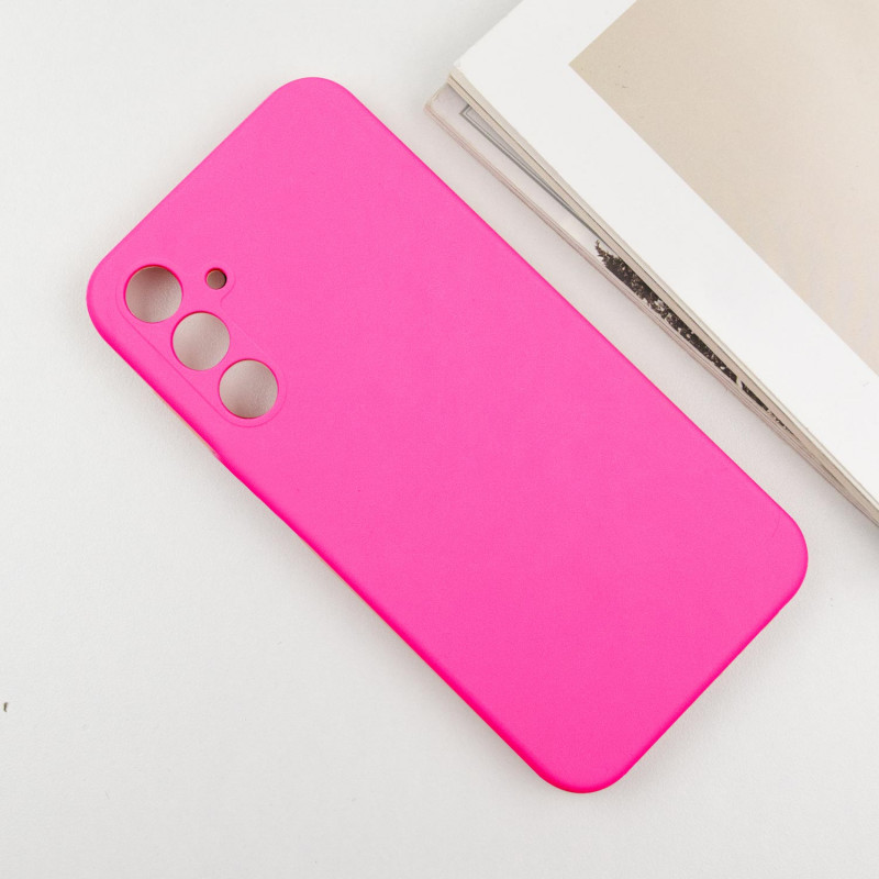 Купить Чехол Silicone Cover Lakshmi Full Camera (AAA) для Samsung Galaxy S24 FE (Розовый / Barbie pink) на vchehle.ua