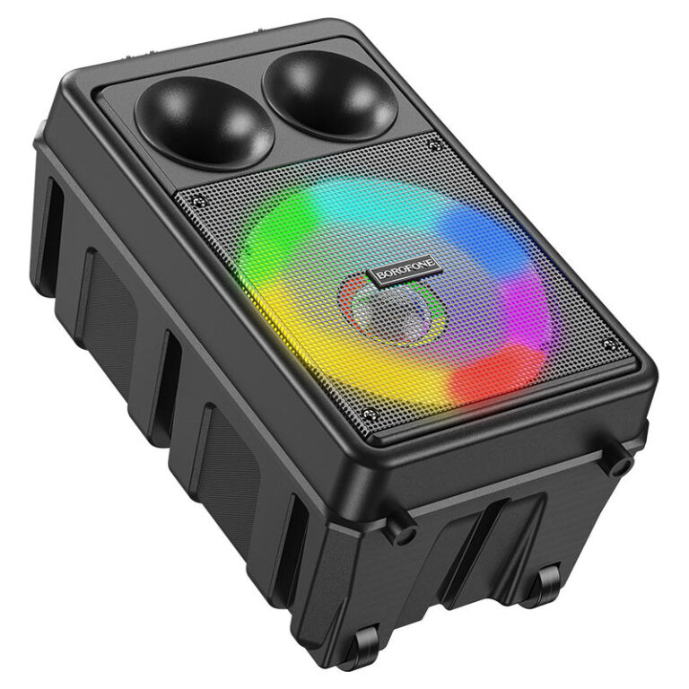 Фото Bluetooth Колонка Borofone BP9 Dancing outdoor BT speaker (Black) в маназині vchehle.ua