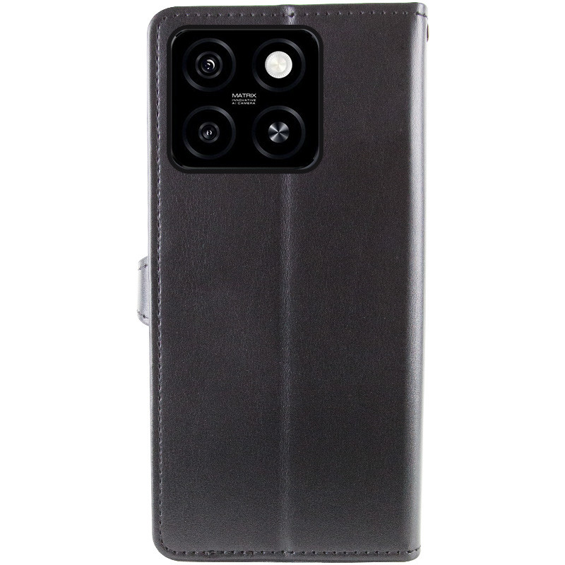 Купить Кожаный чехол-книжка GETMAN Gallant (PU) для ZTE Blade A55 4G (Черный) на vchehle.ua