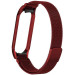 Ремешок Milanese Loop Design для Xiaomi Mi Band 5 / 6 (Красный)