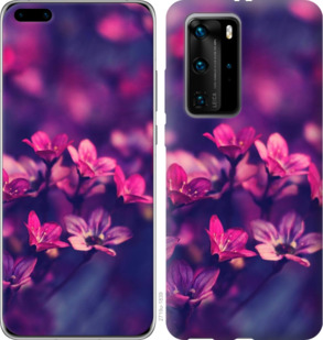 

Чехол Пурпурные цветы для Huawei P40 Pro 932328