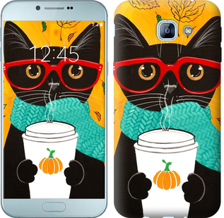 

Чехол Осенний кот для Samsung Galaxy A8 (2016) A810 580836