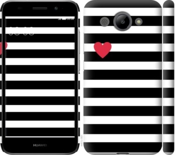 

Чехол Черно-белые полосы для Huawei Y3 (2017) 752122