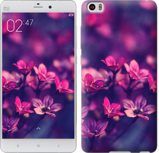 

Чехол Пурпурные цветы для Xiaomi Mi Note 176698