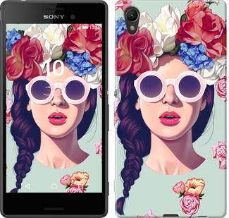 

Чохол Дівчина з квітами для Sony Xperia XA 95724