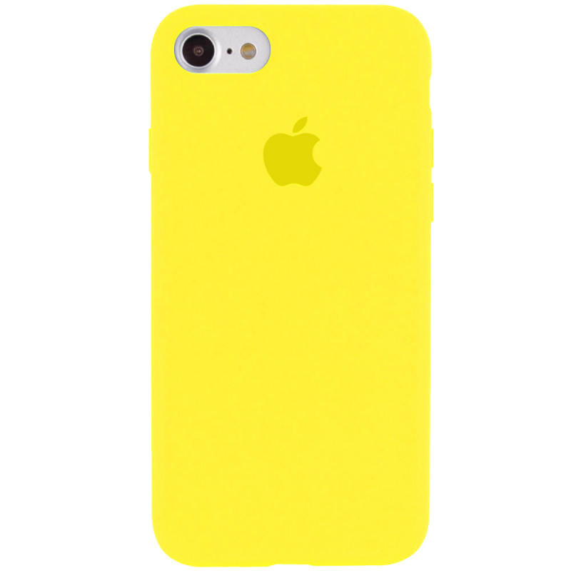 Чехол Silicone Case Full Protective (AA) для Apple iPhone 6/6s (4.7") (Желтый / Neon Yellow)