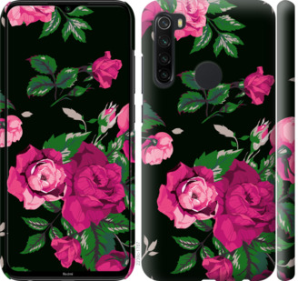 

Чохол Троянди на чорному тлі на Xiaomi Redmi Note 8T 876011