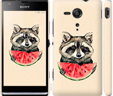 

Чехол Енотик с арбузом для Sony Xperia SP M35H 799815