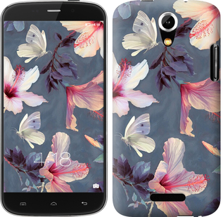 

Чехол Нарисованные цветы для Doogee Y100X 596523